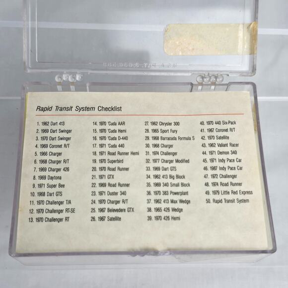 Premier Edition Rapid Transit System 50 Card Set COA No 02524 GNM Sportscards - Picture 3 of 16